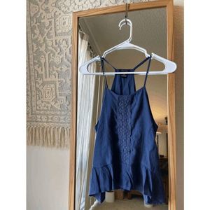 TIMING ║  NAVY RACERBACK TANK TOP